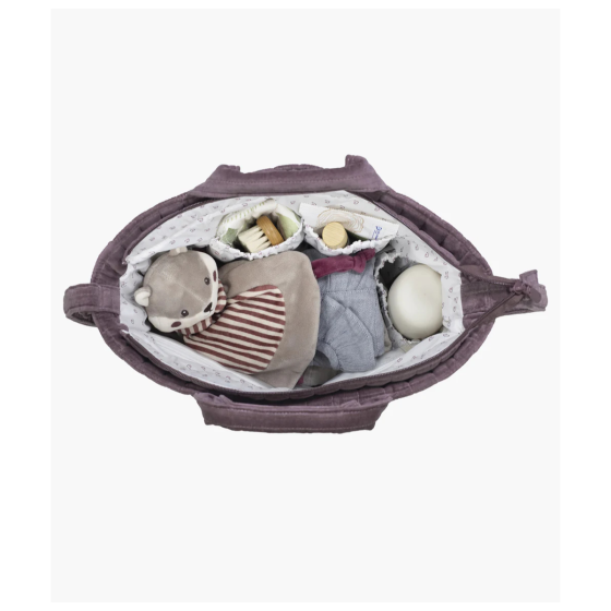 PASITO A PASITO BOLSA DE PASSEIO CHERRY VELVET