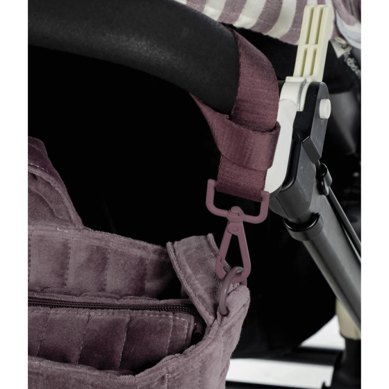 PASITO A PASITO BOLSA DE PASSEIO CHERRY VELVET