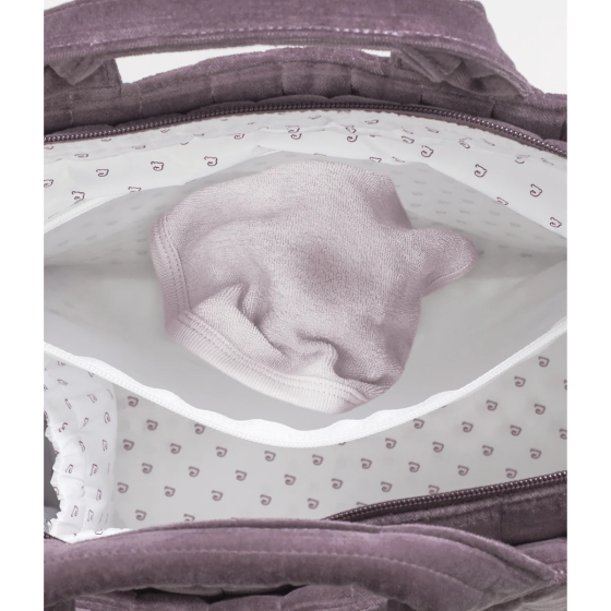 PASITO A PASITO BOLSA DE PASSEIO CHERRY VELVET