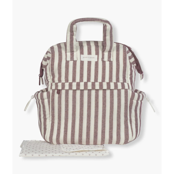 PASITO A PASITO MOCHILA CHERRY STRIPS