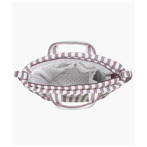 PASITO A PASITO BOLSA DE PASSEIO CHERRY STRIPS