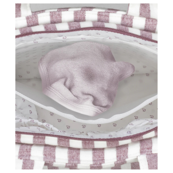 PASITO A PASITO BOLSA DE PASSEIO CHERRY STRIPS