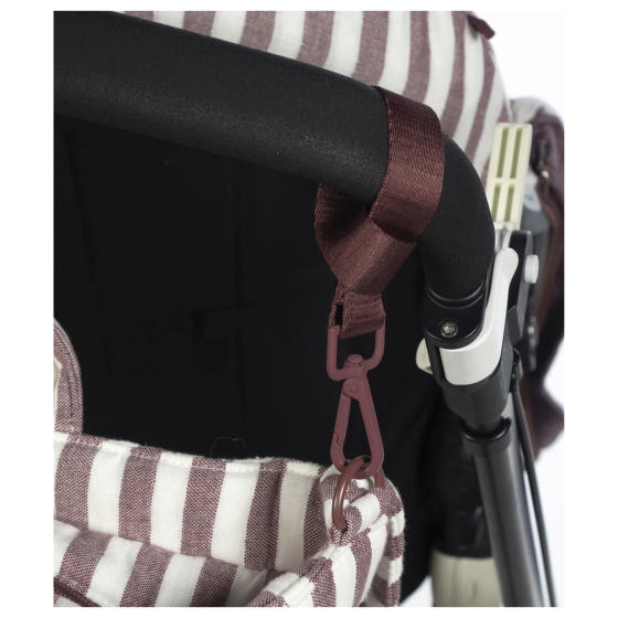 PASITO A PASITO BOLSA DE PASSEIO CHERRY STRIPS