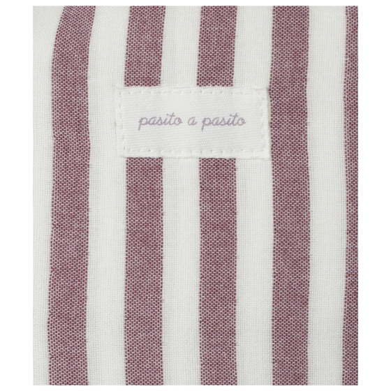 PASITO A PASITO BOLSA DE PASSEIO CHERRY STRIPS