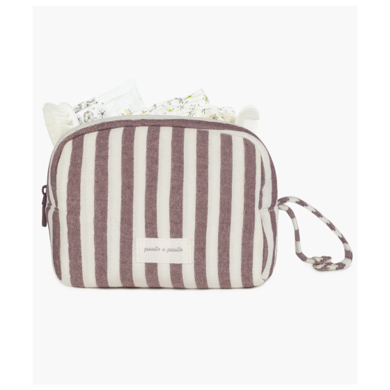 PASITO A PASITO NECESSAIRE CHERRY STRIPS