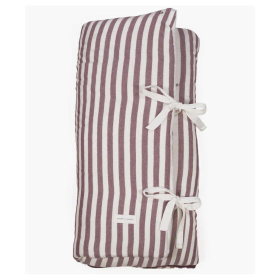 PASITO A PASITO SACO MANTA CHERRY STRIPS